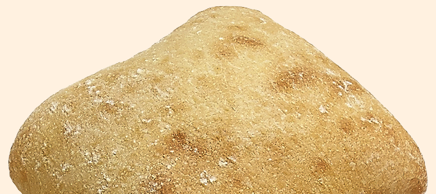 ciabatta roll Close-up of a ciabatta roll with a slightly browned, textured crust
