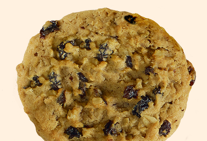 Mini oatmeal raisin cookies Mini oatmeal raisin cookies in bite-size format