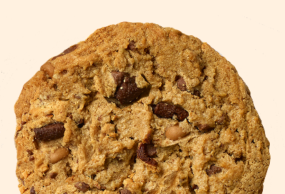 peanut butter chocolate cookie Close up of a peanut butter chocolate cookie
