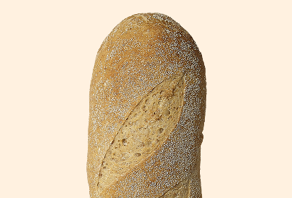 fresh par bake sourdough Close-up of a fresh par bake sourdough made of country wheat with a scored crust